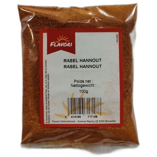[ART008] Flavori Rasel Hannout Moulu 20x100gm