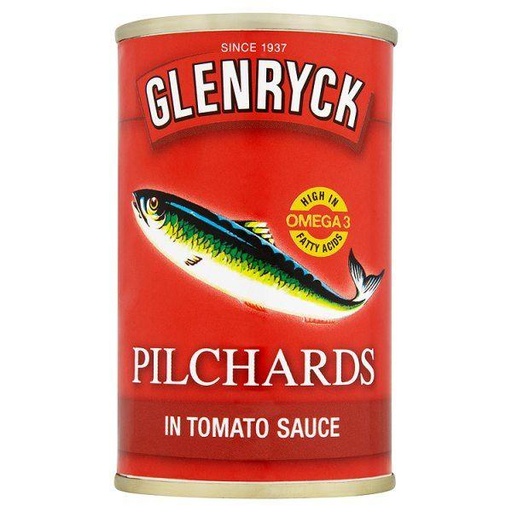 [C10485] Glenryck Pilchard Tomate 24x425gm NO STOCK