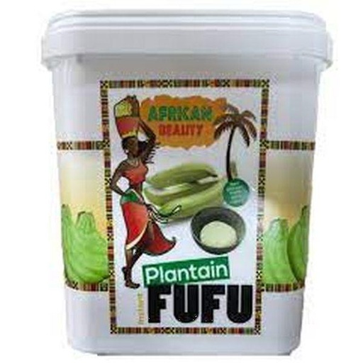 [D10768] African Beauty Green Plantain Fufu (Bucket) 4kg.