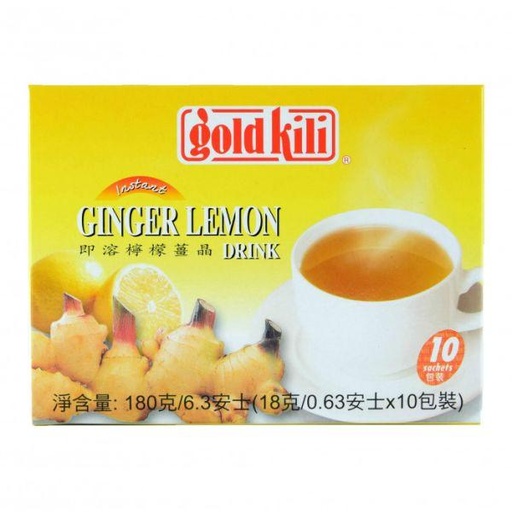 [DTE158] Gold Killi Ginger Lemon Tea Yellow Bags 24x20x360gm 