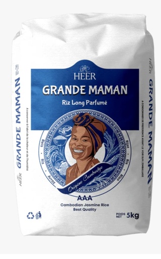 [D11078] Grande Maman Jasmine Longrain Perfume Rice 5kg.