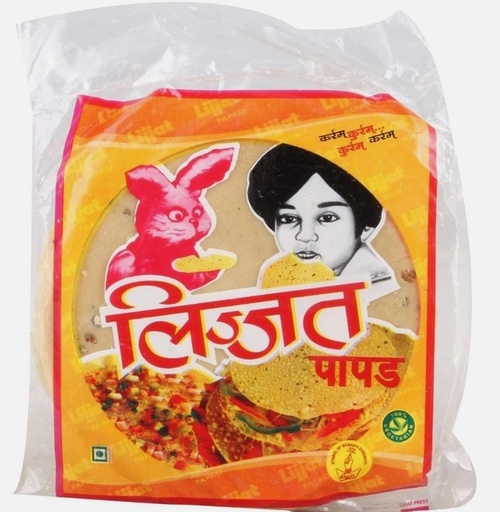 Lijjat Jeera Pappad 20x200gm.pkt.