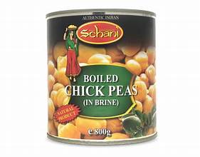 [D11003] Schani Chick Peas Boiled Canned 12x800gm