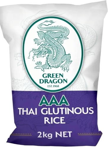 Green Dragon Glutinous Rice 6x2kg..