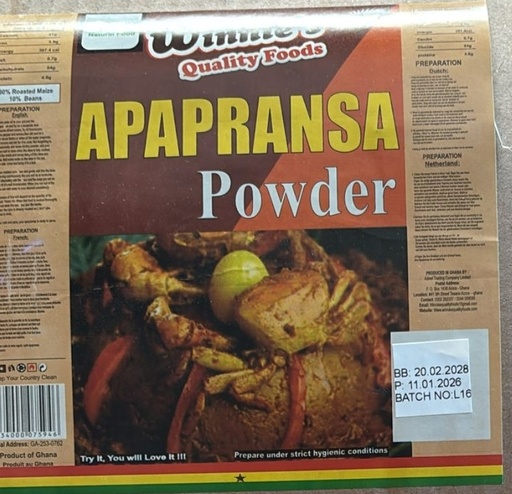 Winnies Aparansa Flour 20x1kg.