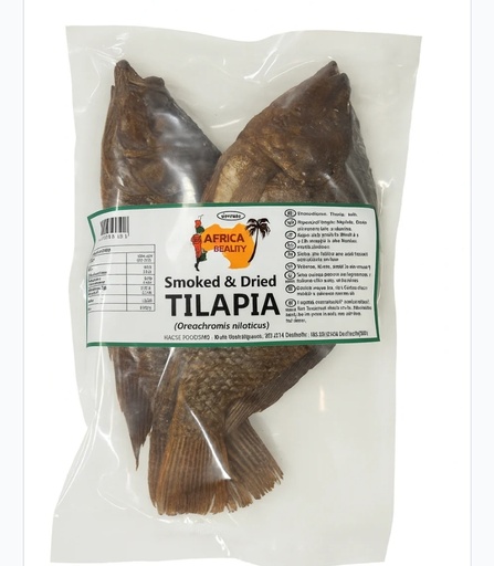 African Beauty Smoked Tilapia Whole Individualy Packed 2kg.