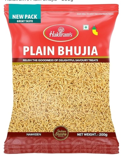 Haldiram Bhujia Plain 10x200gm.