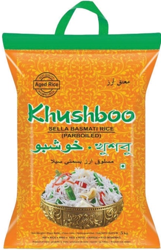 Khushboo Sella Parboiled Basmti Rice 4x5kg. 