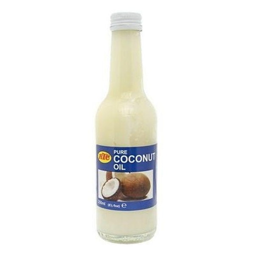 [POI138] Ktc Coconut Oil / Huile De Noix De Coco Bottel 12x250ml 