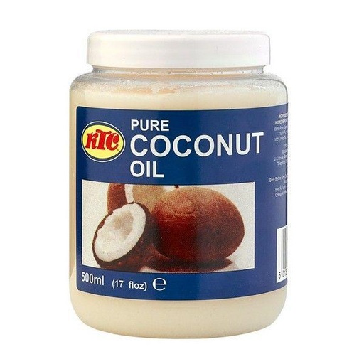 [O11537] Ktc Coconut Oil / Huile De Noix De Coco Pet 12x500ml