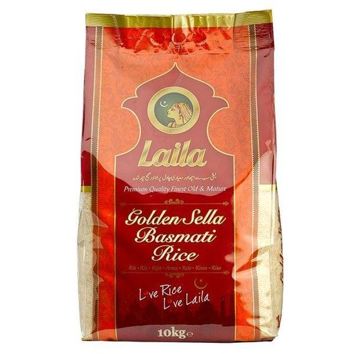[D11025] Laila Sella Basmati Rice Red 10kg