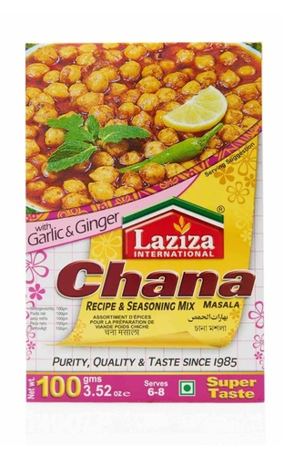[D11490] Laziza Chana Masala 6x100gm