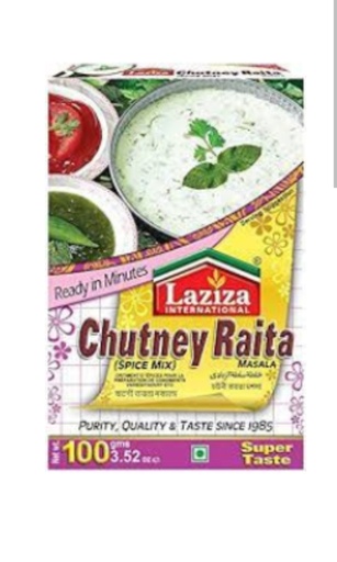 [D11491] Laziza Chutney Raita Masala 6x100gm