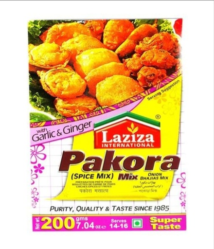 [ART176] Laziza Pakora Mix Masala 6x200gm