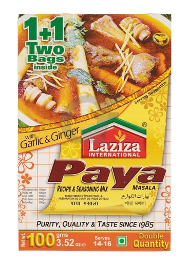 [D11488] Laziza Paya Masala 6x100gm