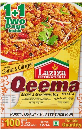 [D11478] Laziza Qeema Masala 6x100gm