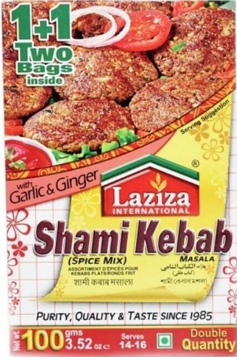 [D11482] Laziza Shami Kebab Masala 6x100gm