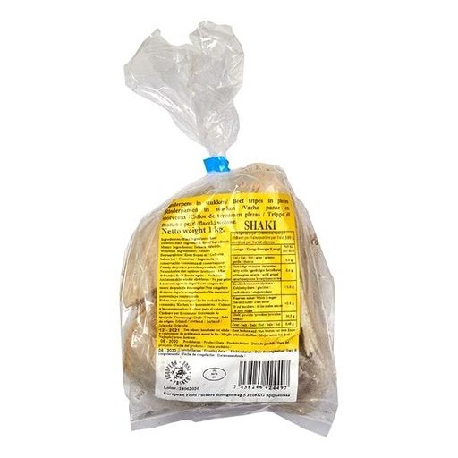 [FRM227] African Style Cow Frozen Stomach Shaki/Tripes 12x1kg 