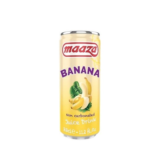 [DJU156] Maaza Banana Cannet 24x330ml   
