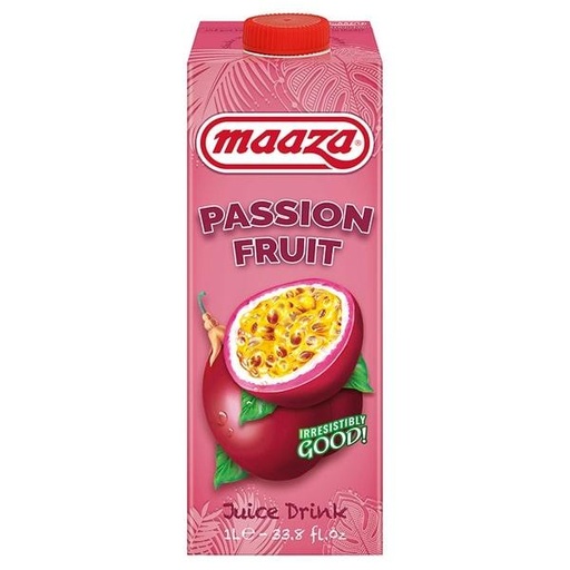 [DJU173] Maaza Passion Fruit Tetra Pack 6x1ltr 