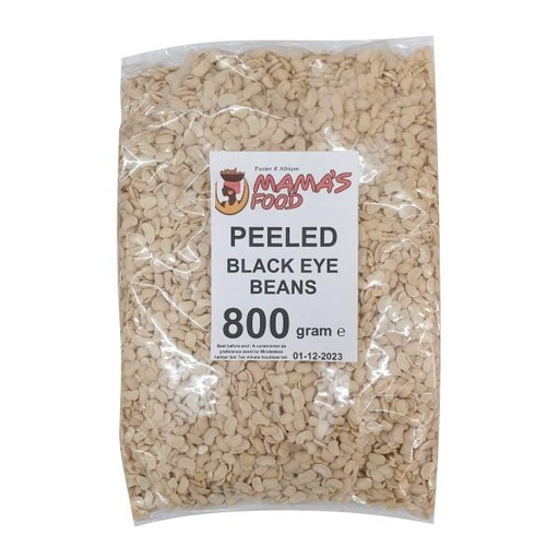 [PBE150] Mamas Food Peeled/Split Black Eye Beans 10x800gm
